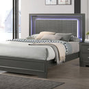 ALISON Cal.King, E.King, Full, Queen Bed, Dark Walnut