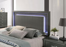 ALISON Cal.King, E.King, Full, Queen Bed, Dark Walnut