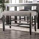 Brule Counter Height Bench Gray