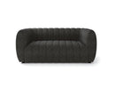 AVERSA Loveseat, Black, Gray, & White