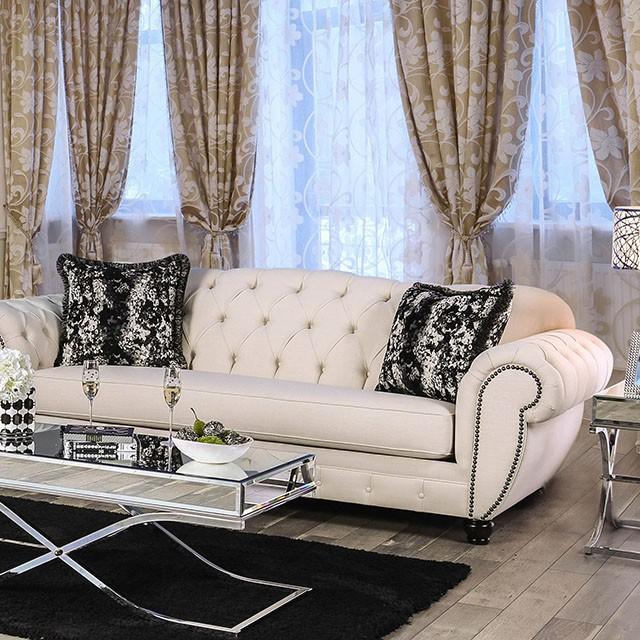 Gilda Beige/Black Sofa