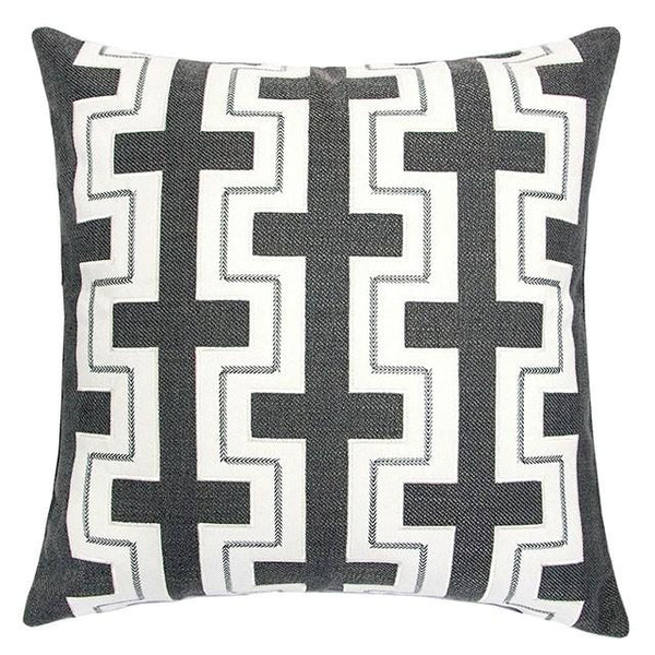 Kari Gray 20" X 20" Pillow, Gray