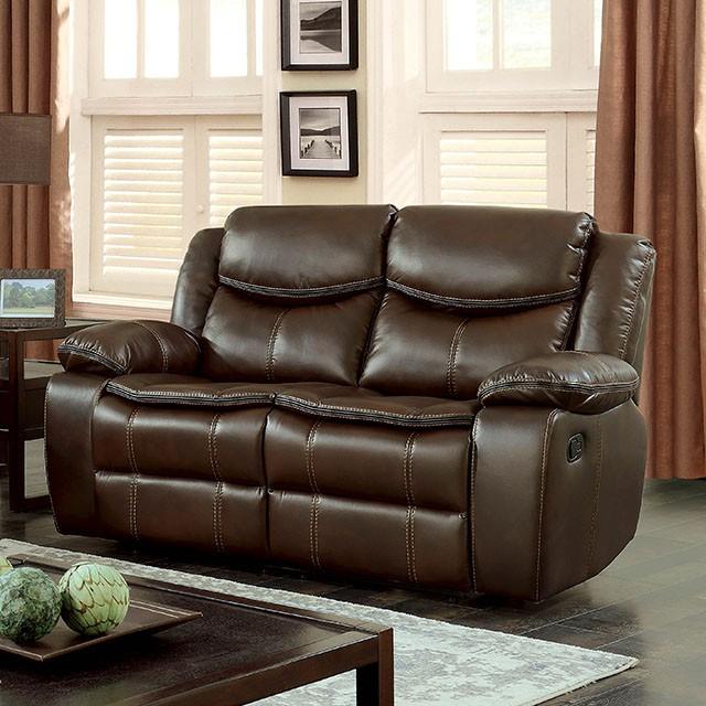 Pollux Brown Love Seat