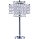 Kaitlyn Chrome 12"H Crystal Chrome Table Lamp