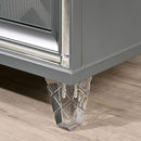 Emmeline 4 & 5 Piece Queen Bedroom Set Gray & White