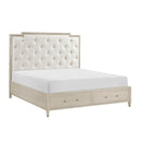Genoa California King & Eastern King Platform Bed with Footboard Storage