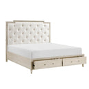 Genoa California King & Eastern King Platform Bed with Footboard Storage