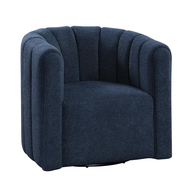 Delaney Swivel Chair Blue, Green, & White