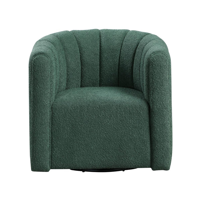 Delaney Swivel Chair Blue, Green, & White