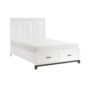 Garretson 4 & 5 Piece Bed Set White