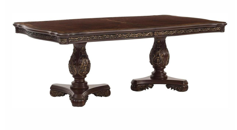 Homelegance Deryn Park Dining Table in Dark Cherry 2243-114*