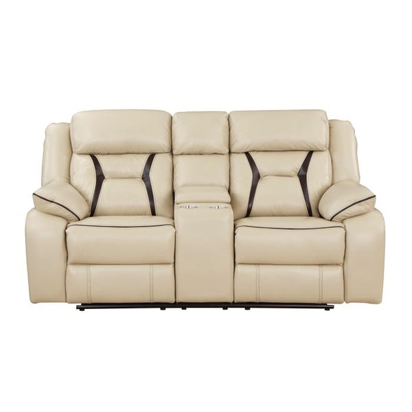 8229NBE-2 - Double Reclining Love Seat with Center Console image