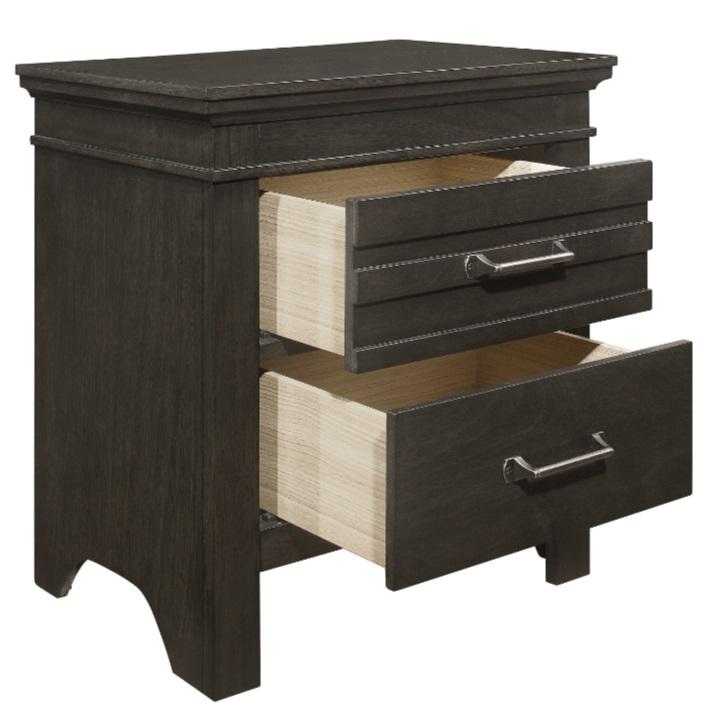 Blaire Farm Nightstand in Saddle Brown Wood 1675-4