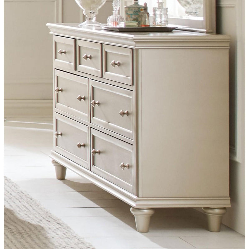 Celandine 7 Drawer Dresser in Silver 1928-5