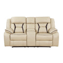8229NBE-2 - Double Reclining Love Seat with Center Console