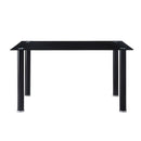 5538BK - (2)Dining Table, Glass Top