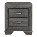 Beechnut 2 Drawer Nightstand in Gray 1904GY-4