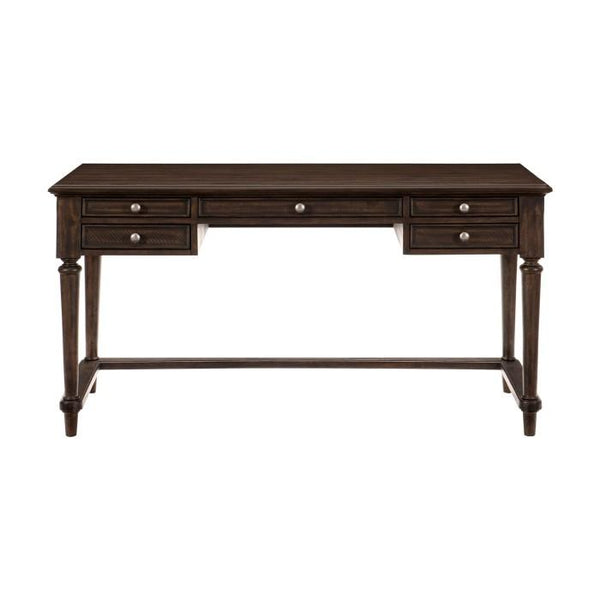 Cardano Writing Desk w/ 3 Working Drawers in Charcoal 1689-16