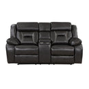 8229NDG-2 - Double Reclining Love Seat with Center Console