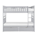 B2063FF-1T - (4) Full/Full Bunk Bed with Storage Boxes