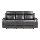9456DG-3 - Double Reclining Sofa with Drop-Down Cup Holder