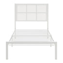 1635WHT-1-Youth Twin Platform Bed