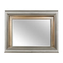 Tamsin Mirror in Silver Grey Metallic 1616-6