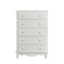 Clementine 5 Drawer Chest in White B1799-9