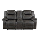 8560PM-2 - Double Reclining Love Seat with Center Console