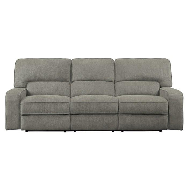 Borneo Power Double Reclining Sofa in Mocha