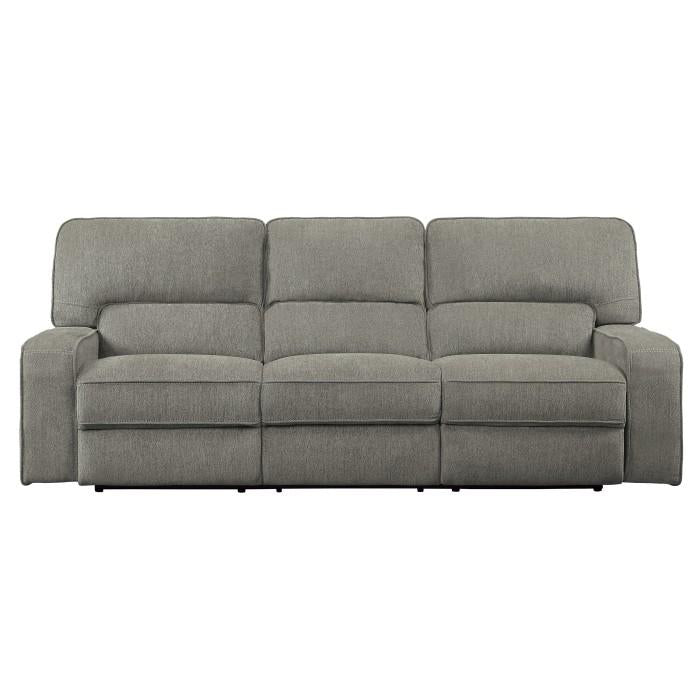 Borneo Power Double Reclining Sofa in Mocha