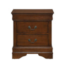 Mayville 2 Drawer Nightstand in Brown Cherry 2147-4
