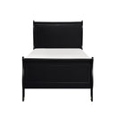 Mayville Twin Sleigh Bed in Black 2147TBK-1