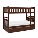B2013DC-1T - (4) Twin/Twin Bunk Bed with Storage Boxes