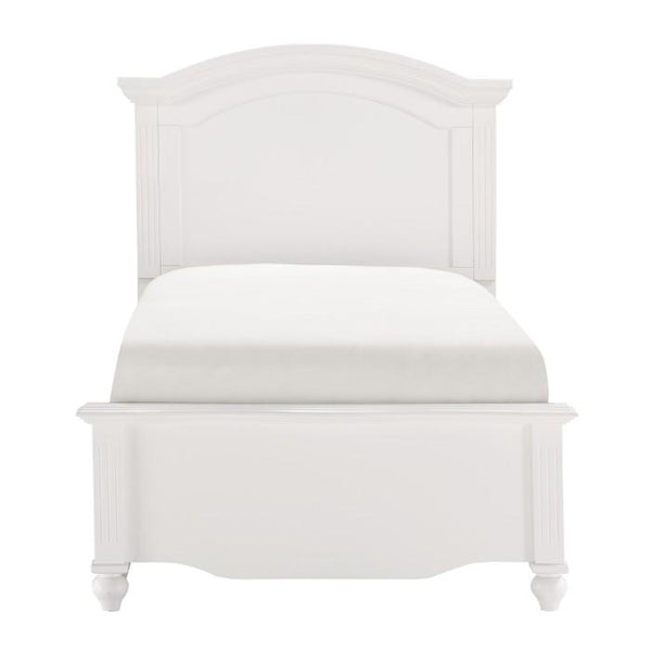 Meghan Full Panel Bed in White 2058WHF-1