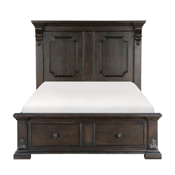 Cornwall (3) Queen Platform Bed with Footboard Storage