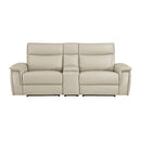 8259RFTP-2CNPWH - (3)Power Double Reclining Love Seat with Center Console and Power Headrests
