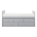 Orion Twin/Twin Trundle Bed w/ 2 Storage in Gray B2063PR-1