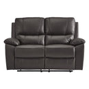 9368BRW-2 - Double Reclining Love Seat