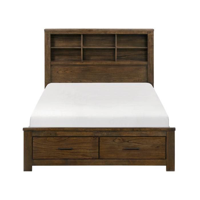 1592K-1CK-Bedroom (3) California King Platform Bed with Footboard Storage