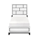 1645WHT-1-Youth (2) Twin Bed