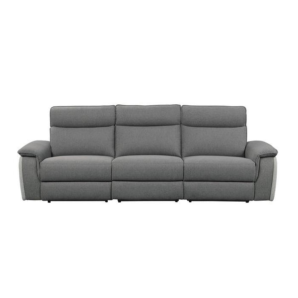 8259DG-3PWH - (3)Power Double Reclining Sofa with Power Headrests image