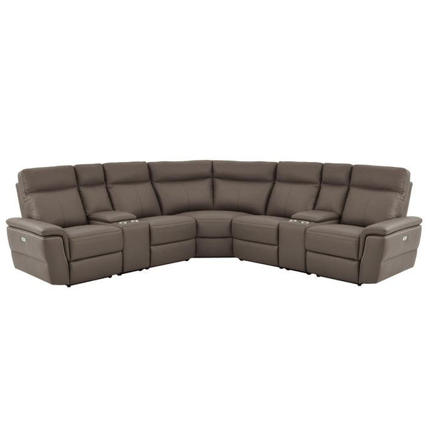 83087C1PW - (7)7-Piece Modular Power Reclining Sectional