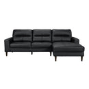 8566BLKSC - 2-Piece Sectional with Right Chaise