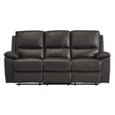 9368BRW-3 - Double Reclining Sofa