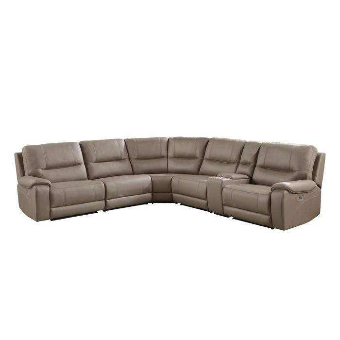 9429TP6LRRRPWH - (6)6-Piece Modular Power Reclining Sectional with Power Headrests image