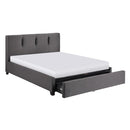 Aitana (4) Full Platform Bed with Storage Footboard