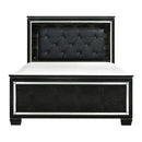 Allura King Panel Bed in Black 1916KBK-1EK