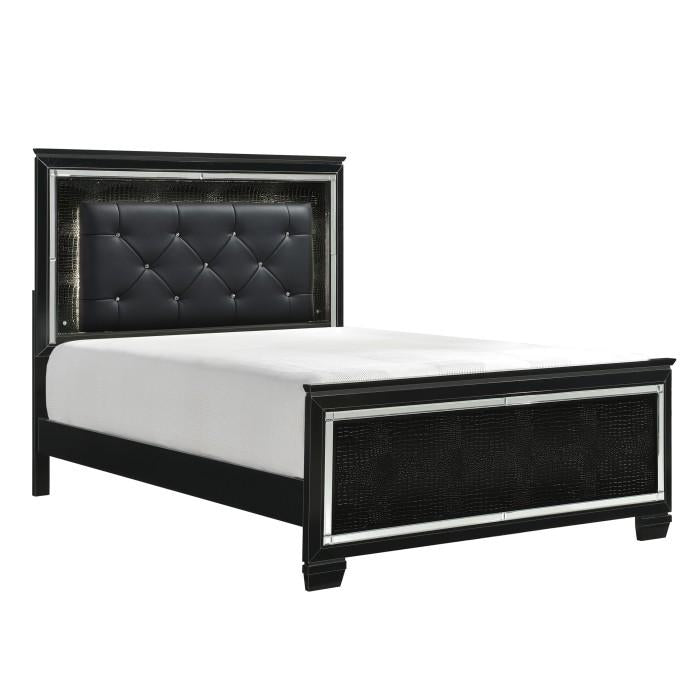 Allura (3)California King Bed, LED Lighting