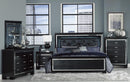 Allura King Panel Bed in Black 1916KBK-1EK